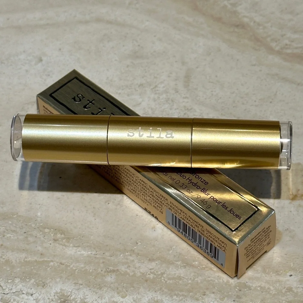Stila Blush & Bronze Hydro-Blur Cheek Duo- Cranberry & Mahogany